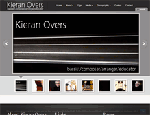 Tablet Screenshot of kieranovers.com